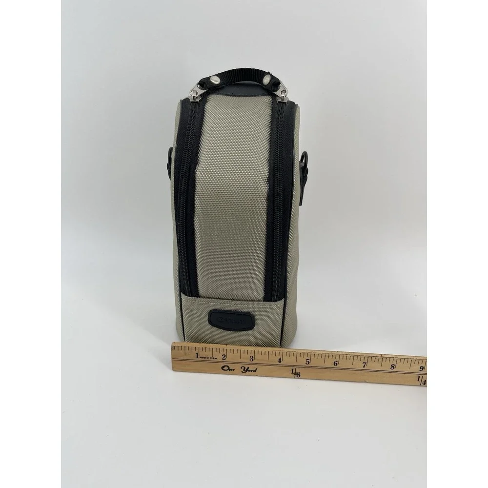 Canon Lens Case Bag LZ1324 Padded Beige Black‎ Zip Camera Carry Case